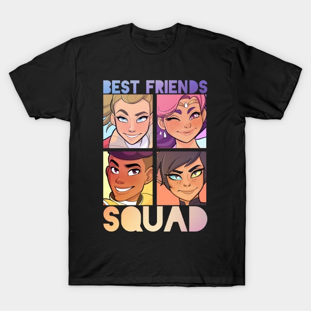 BEST FRIENDS SQUAD T-Shirt by Iria Abella 